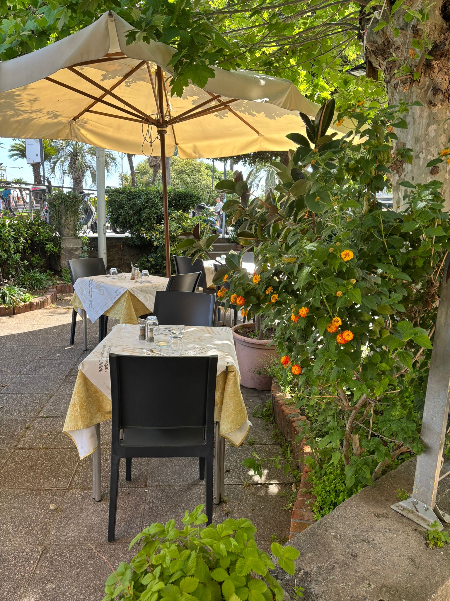 Dehor del ristorante La Rotonda